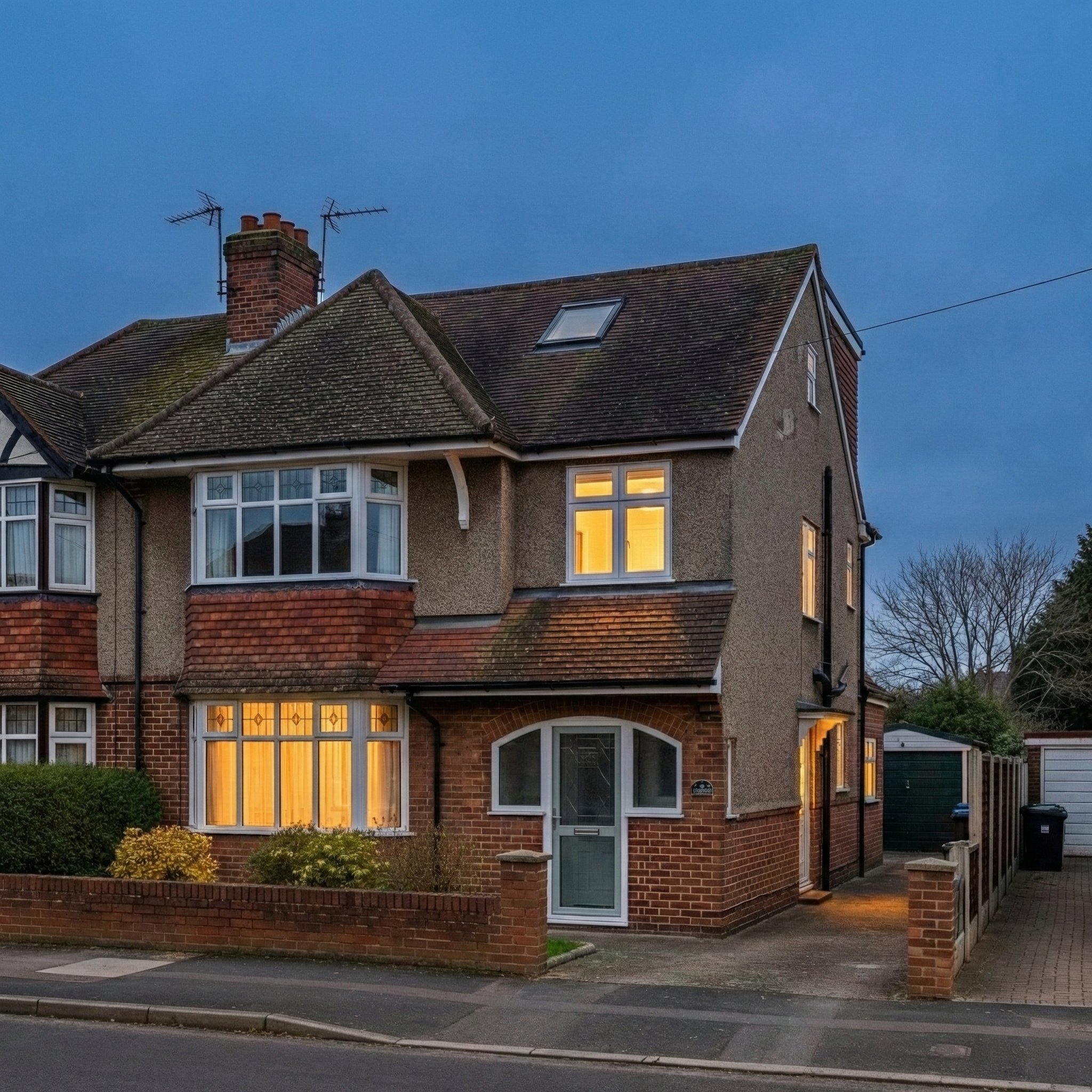 Hip-to-gable loft conversion — after style reference