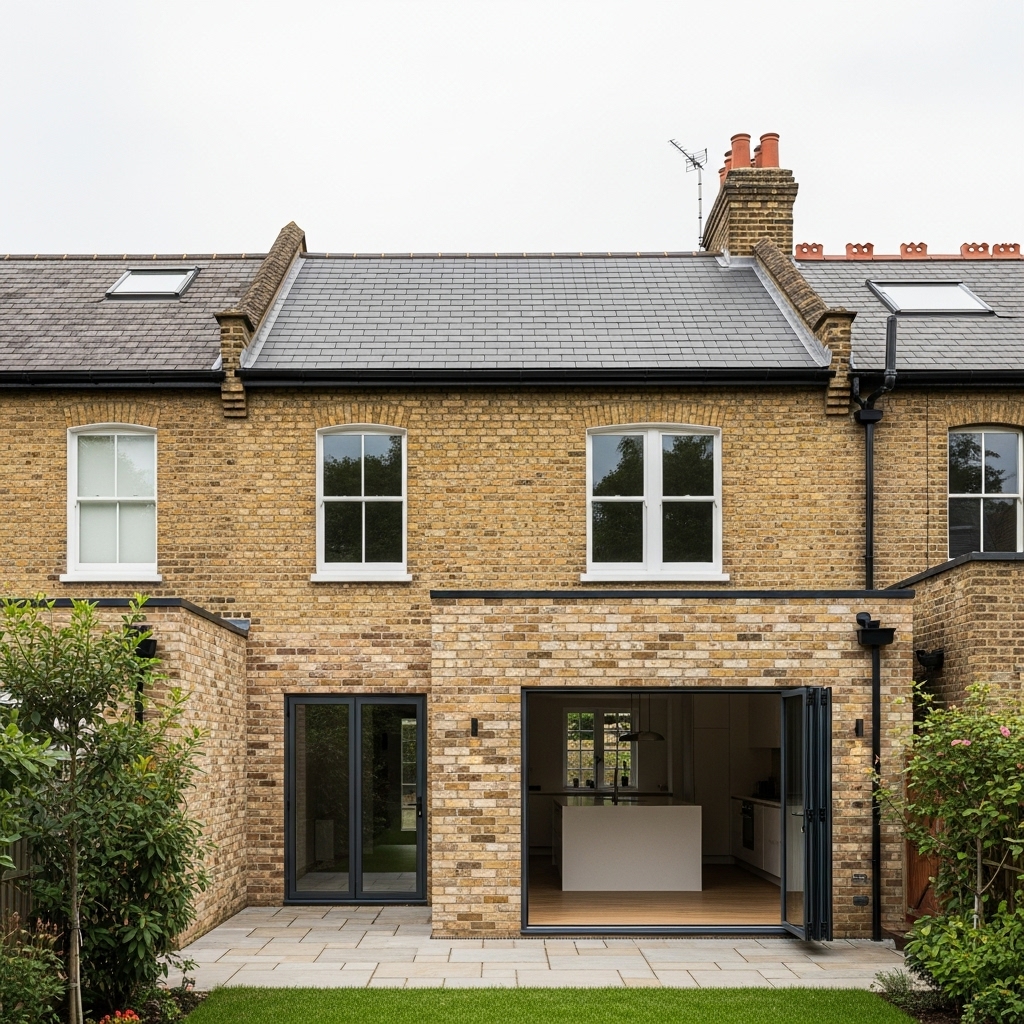 House before mansard loft conversion — style reference
